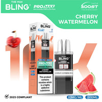 bulk wholesale The Bling 10k Pro Max Replacement Pods (BOX OF 5) - Cherry Watermelon