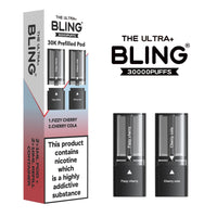 bulk wholesale The Bling Ultra Plus 30k Replacement Pods Pack of 5 - Fizzy Cherry/Cherry Cola