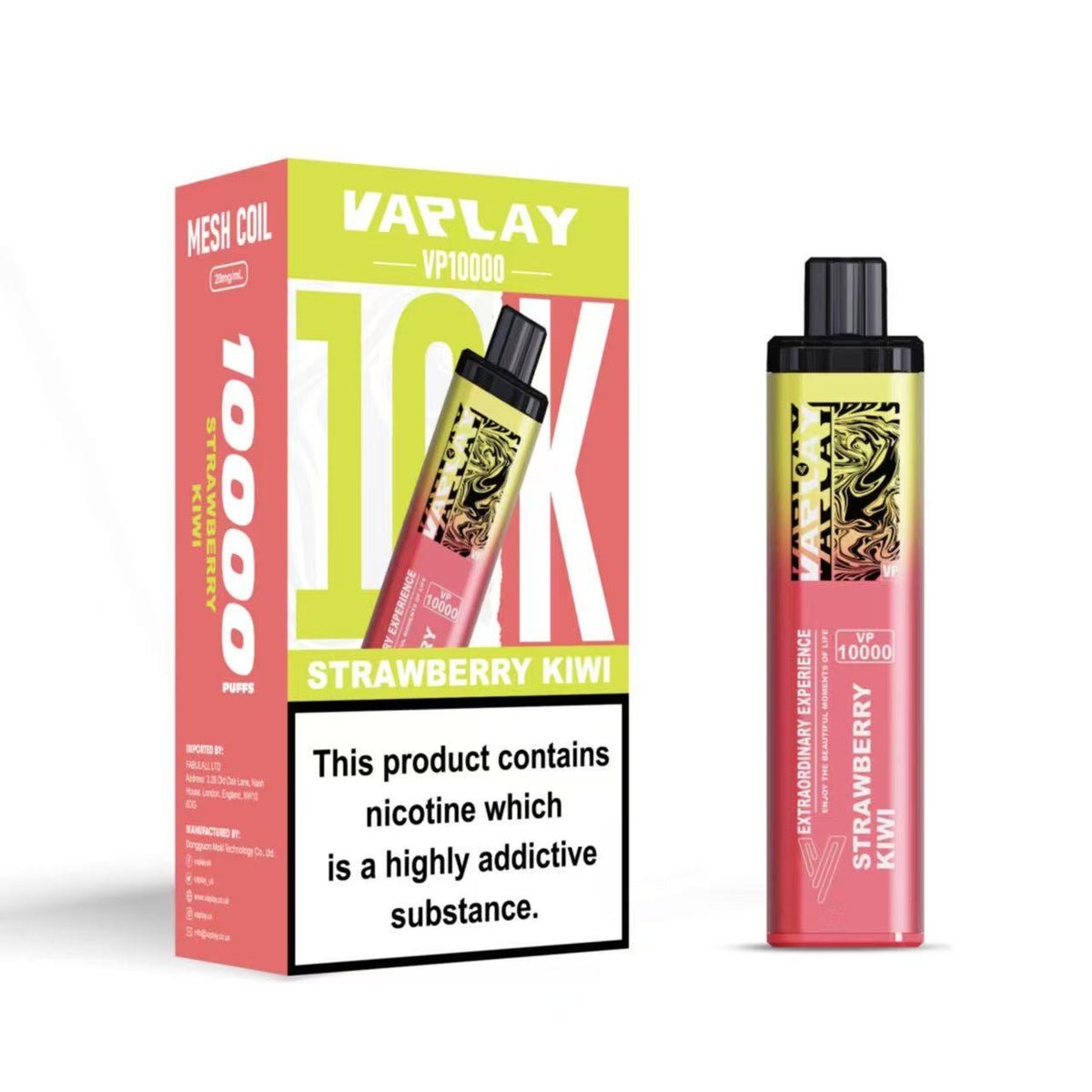 buy Vaplay VP10000 Prefilled Pod Vape Kit Box of 5 at Wolfvapes.co.uk
