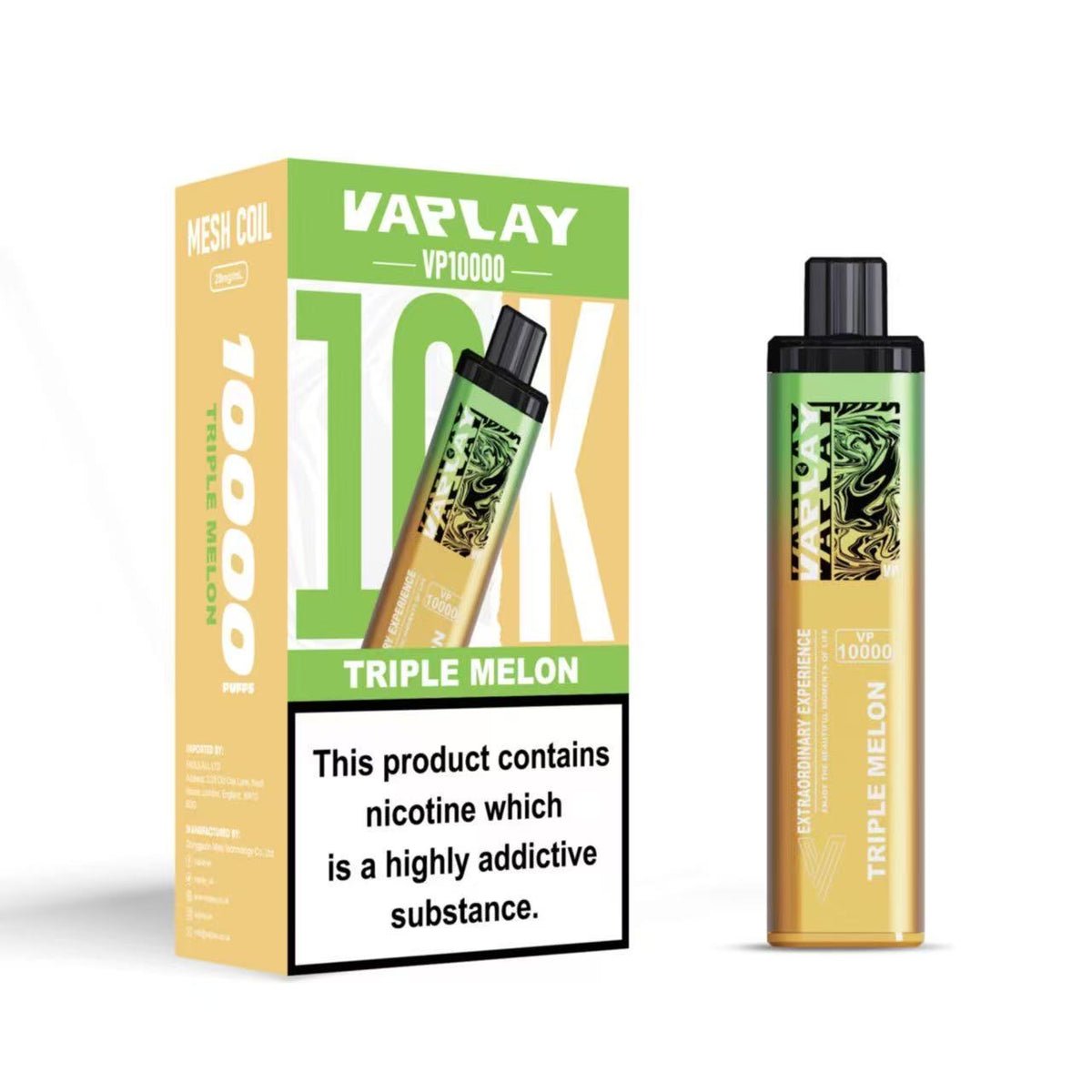 buy Vaplay VP10000 Prefilled Pod Vape Kit Box of 5 at Wolfvapes.co.uk