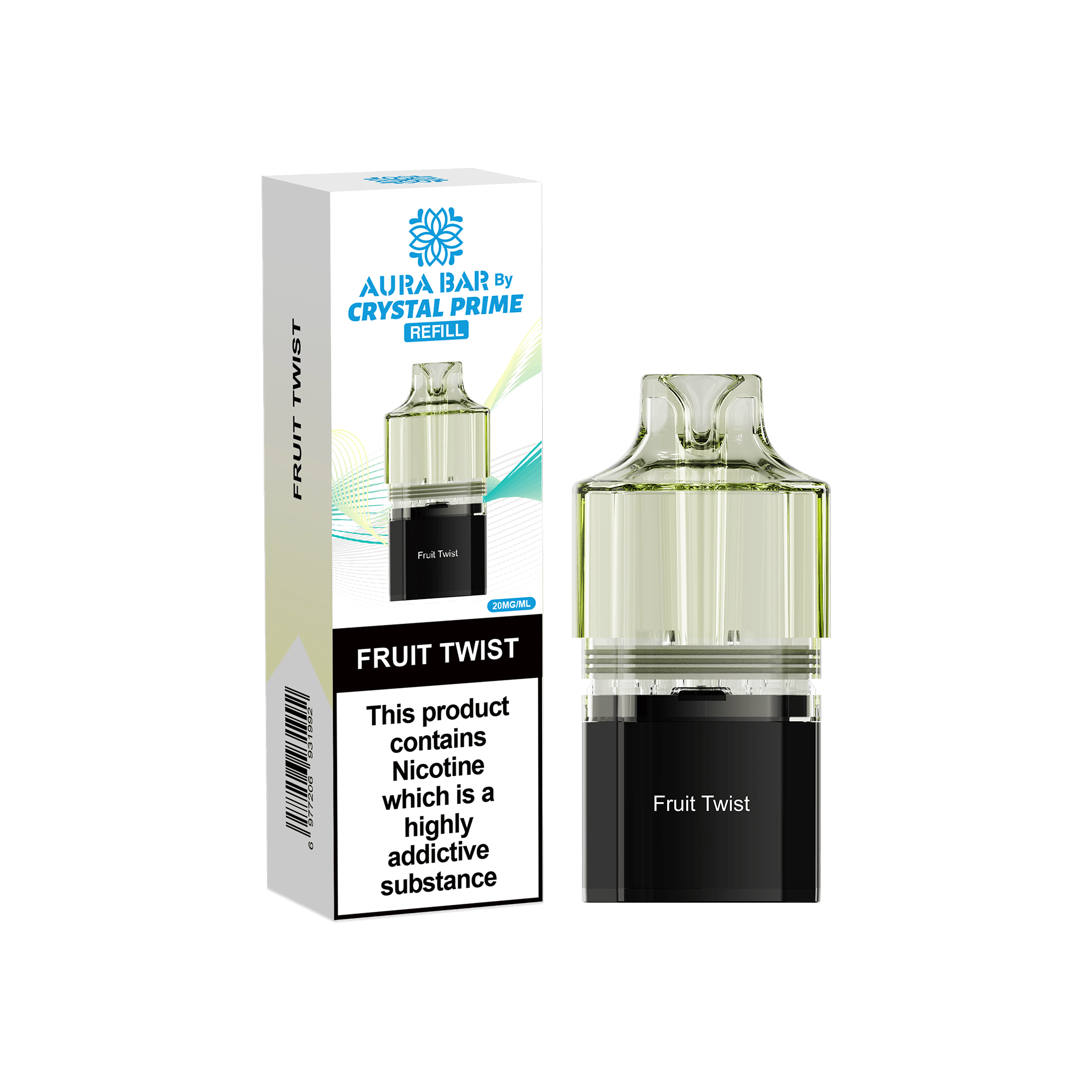 Crystal Prime Aura Bar 10k Replacement Pods Box of 5 - Wholesale Price !