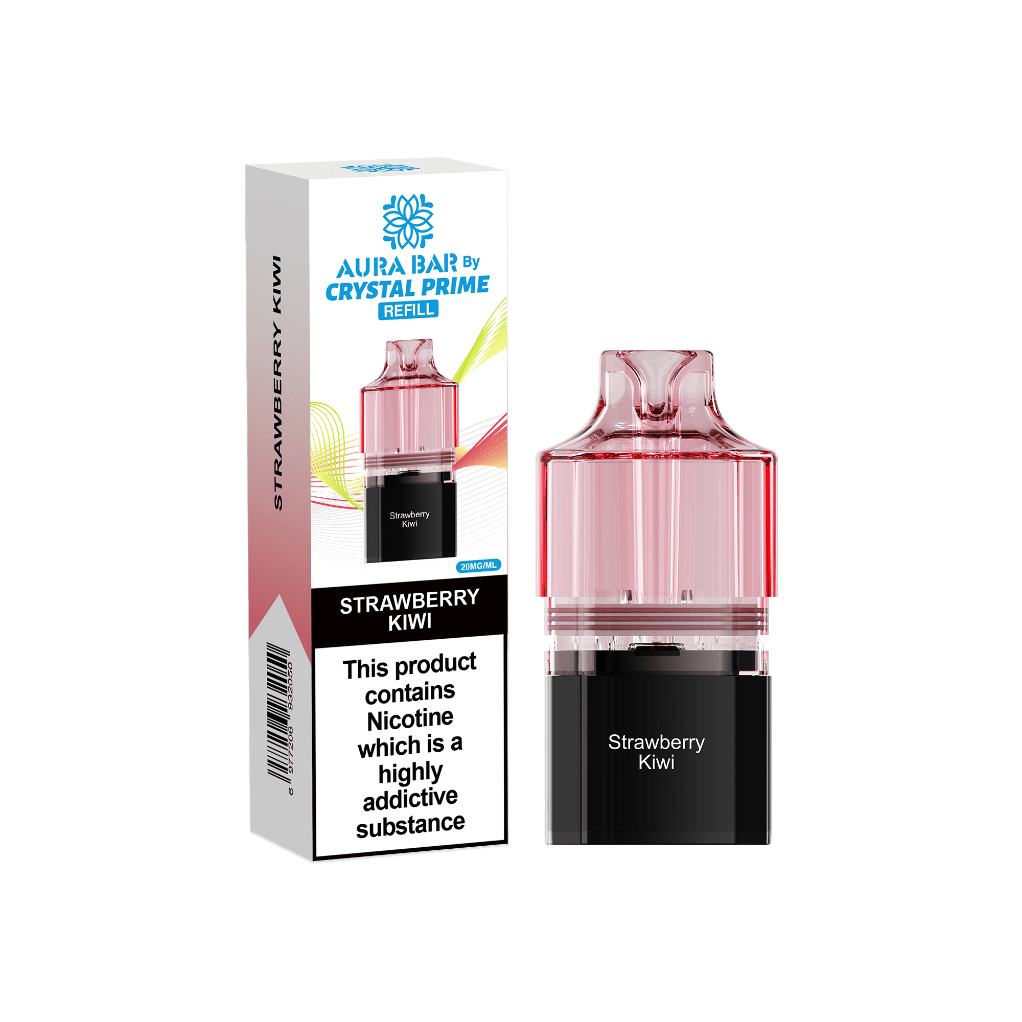 Crystal Prime Aura Bar 10k Replacement Pods Box of 5 - Wholesale Price !