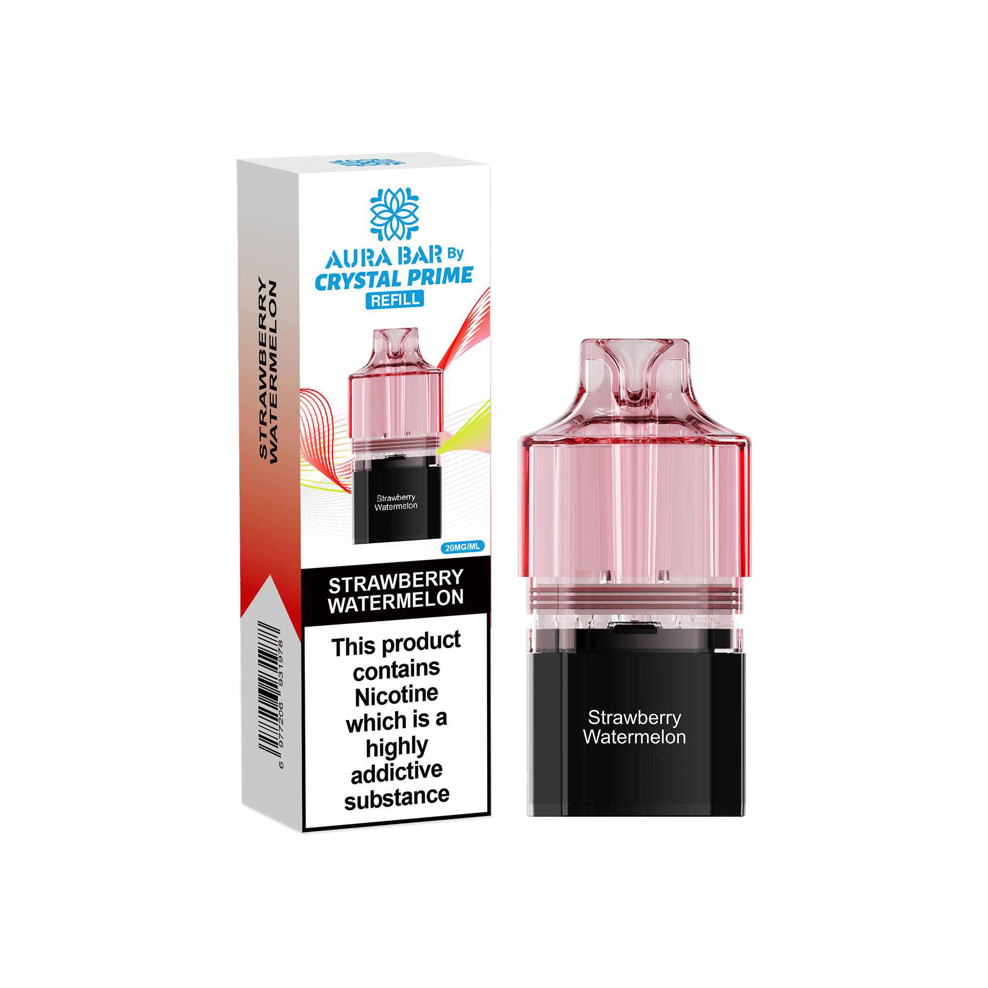 Crystal Prime Aura Bar 10k Replacement Pods Box of 5 - Wholesale Price !