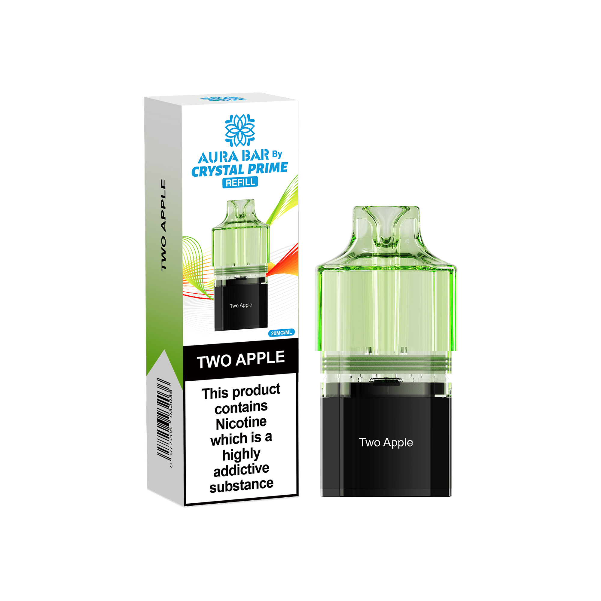 Crystal Prime Aura Bar 10k Replacement Pods Box of 5 - Wholesale Price !