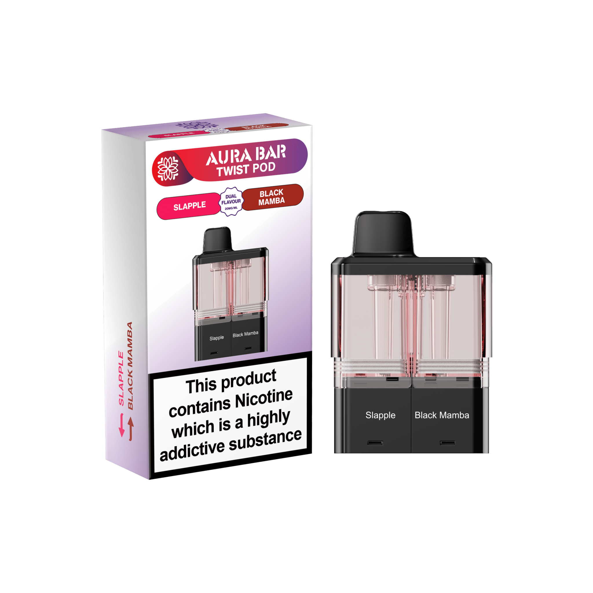 Crystal prime Twist Aura Bar 40k Pods Pack of 5 - Wholesale Price !