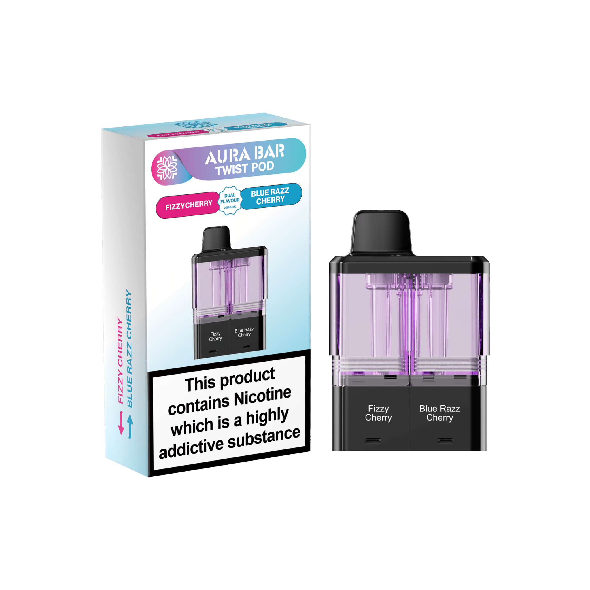 Crystal prime Twist Aura Bar 40k Pods Pack of 5 - Wholesale Price !