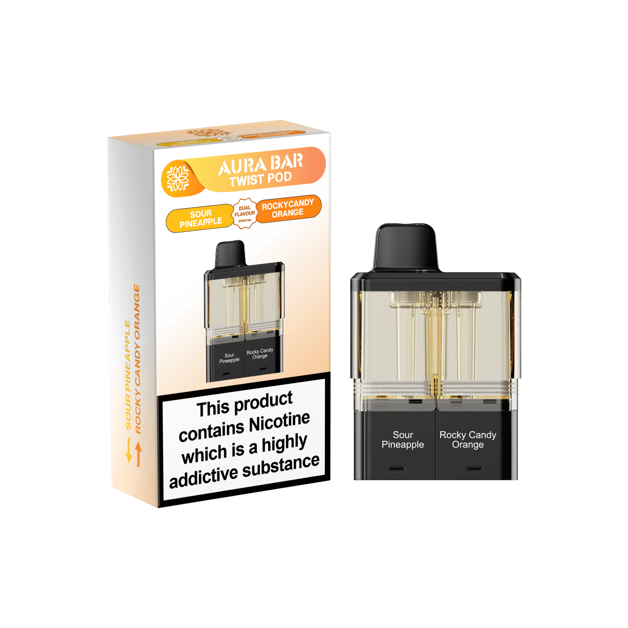 Crystal prime Twist Aura Bar 40k Pods Pack of 5 - Wholesale Price !