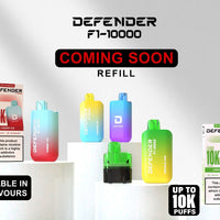 Defender F1 - 10000 Prefilled Pod Vape Kit ( Box of 5 ) - Blue Fusion - vapeukwholesale