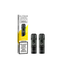 Elf Bar 600 Prefilled Replacement Pods Pack of 10 - Banana Ice - vapeukwholesale