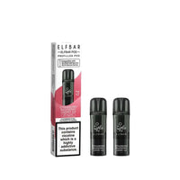 Elf Bar 600 Prefilled Replacement Pods Pack of 10 - Strawberry Raspberry Cherry Ice - vapeukwholesale