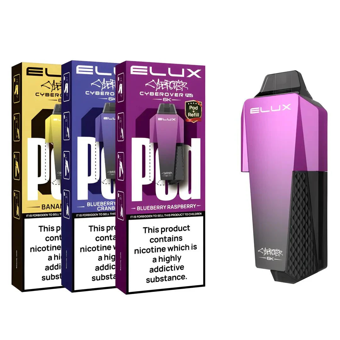 Elux Cyberover 6K Replacement Pods - Watermelon Ice - vapeukwholesale