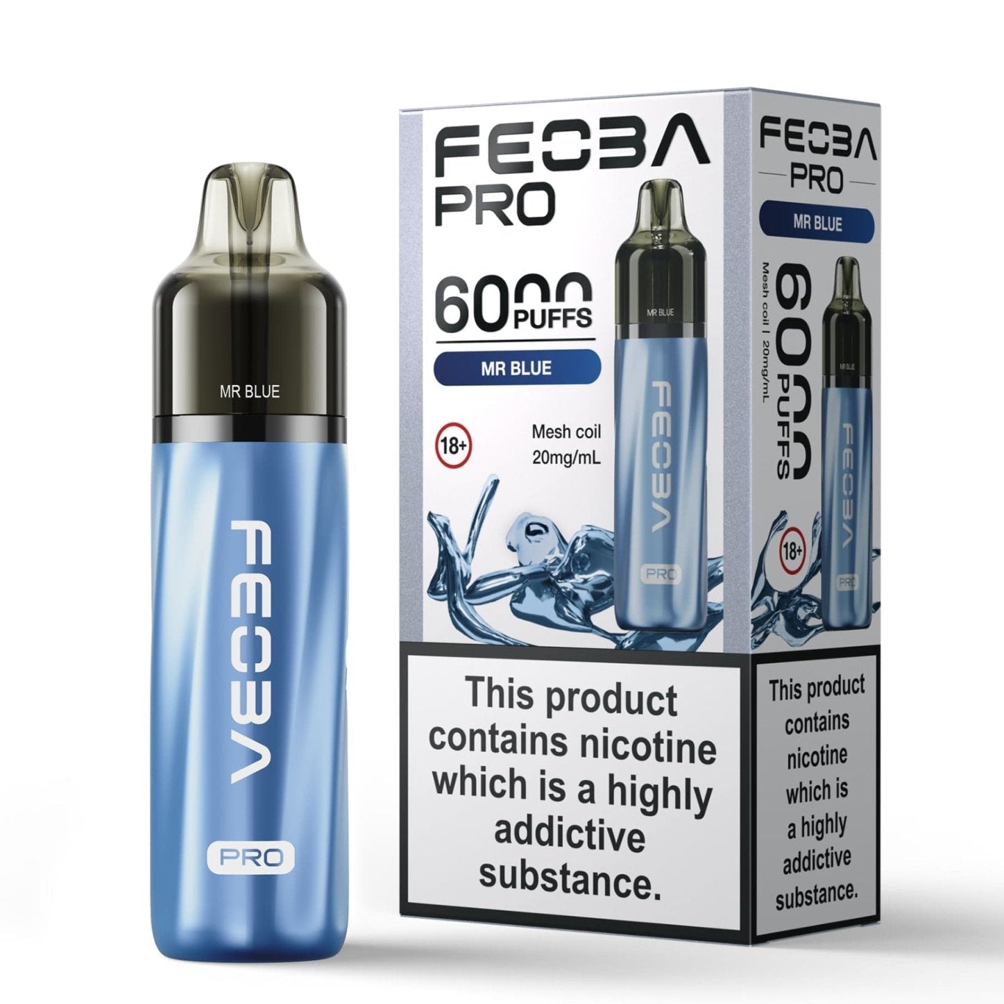 Feoba Pro 6000+ Disposbale Vape Box of 5 - #Simbavapeswholesale#