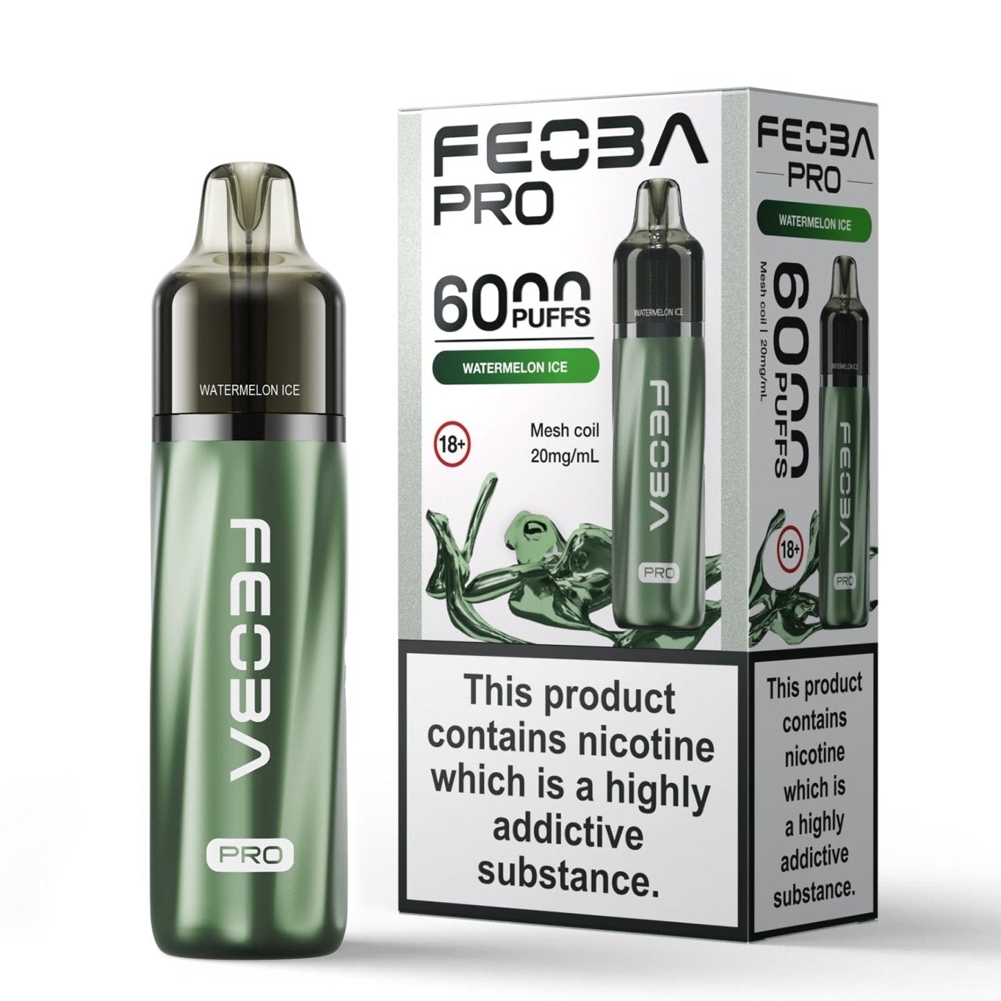 Feoba Pro 6000+ Disposbale Vape Box of 5 - #Simbavapeswholesale#