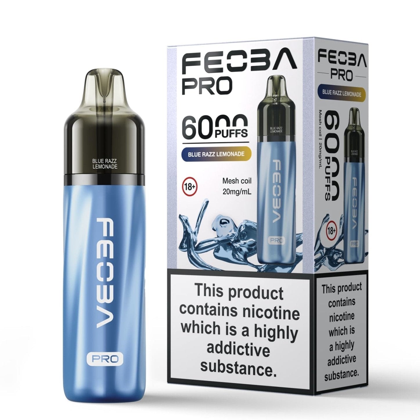 Feoba Pro 6000+ Disposbale Vape Box of 5 - #Simbavapeswholesale#