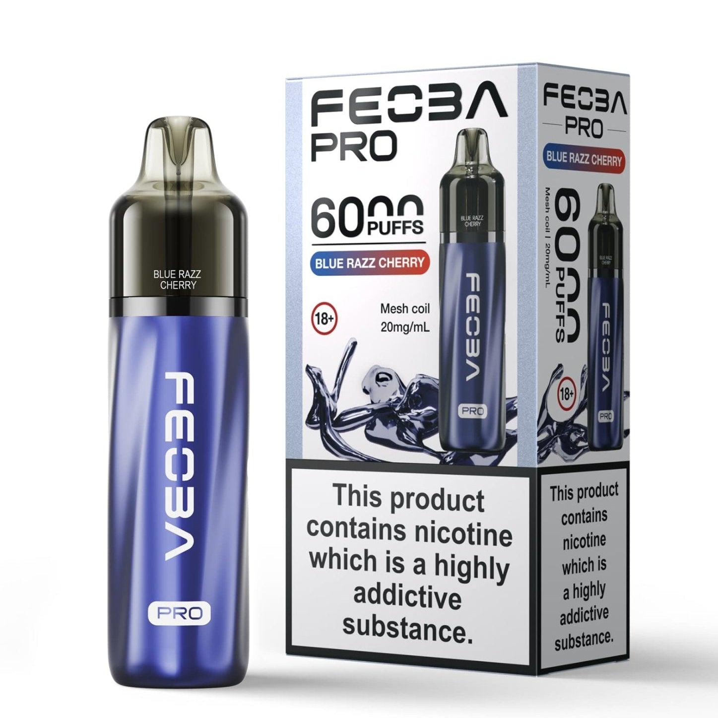 Feoba Pro 6000+ Disposbale Vape Box of 5 - #Simbavapeswholesale#