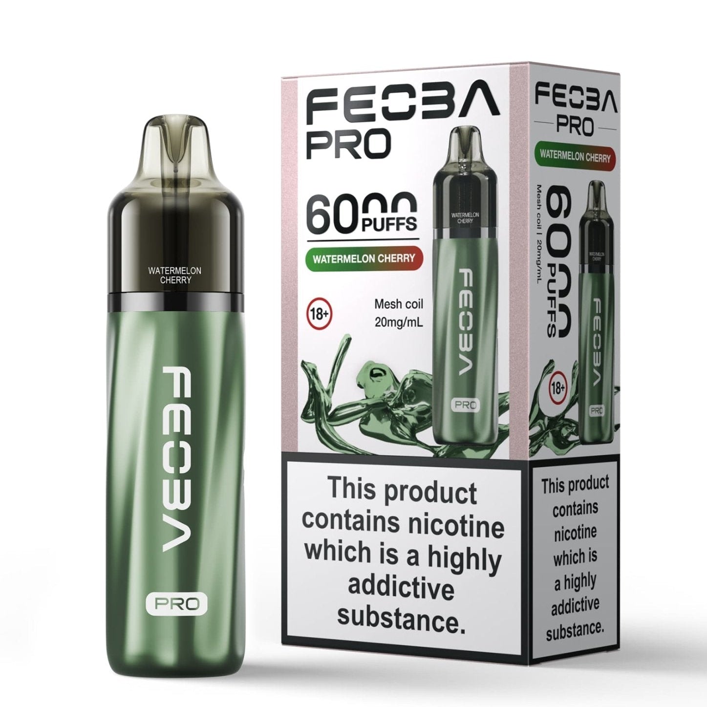 Feoba Pro 6000+ Disposbale Vape Box of 5 - #Simbavapeswholesale#