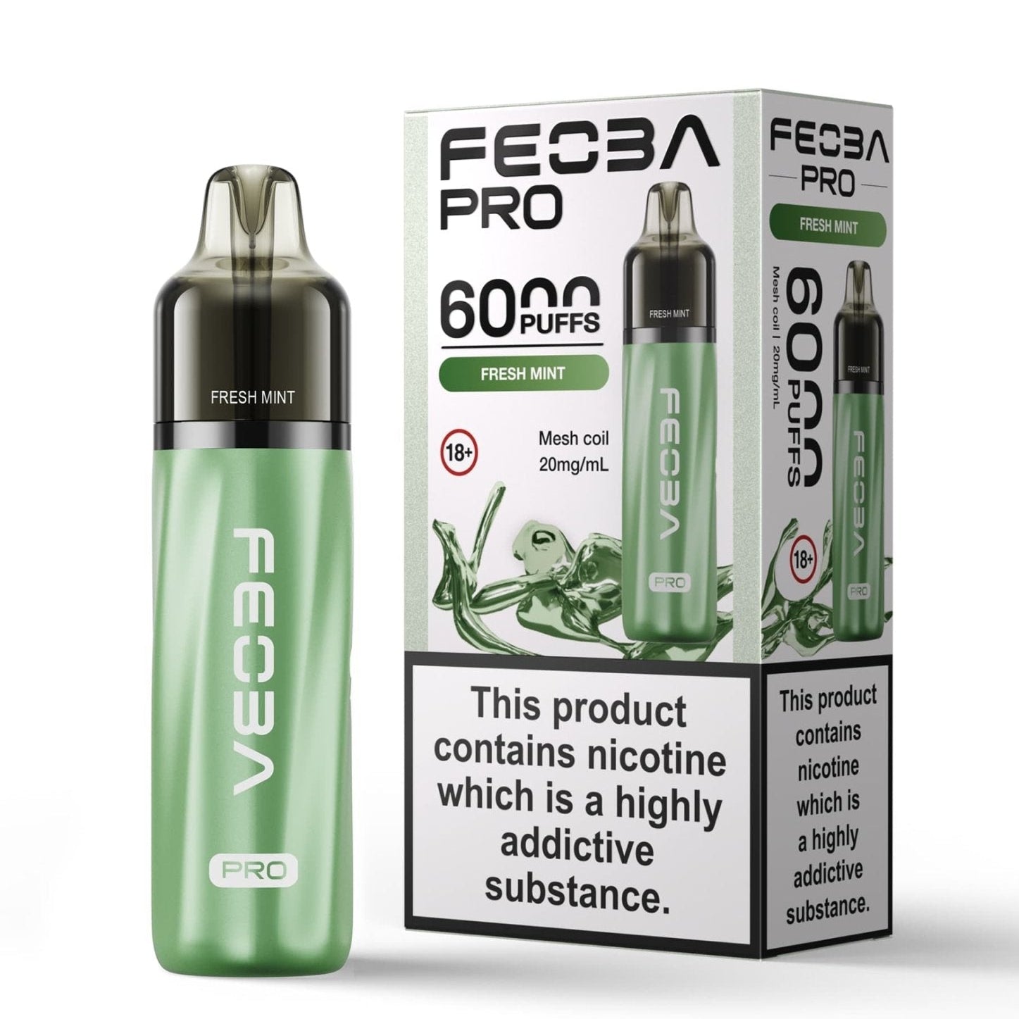 Feoba Pro 6000+ Disposbale Vape Box of 5 - #Simbavapeswholesale#