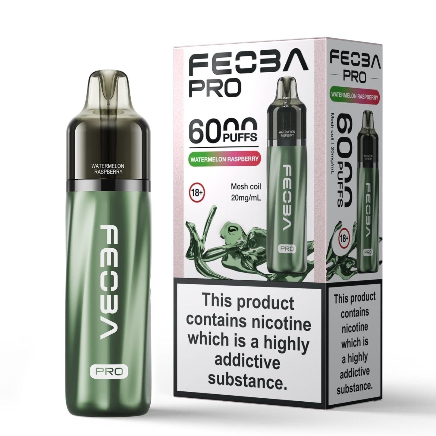 Feoba Pro 6000+ Disposbale Vape Box of 5 - #Simbavapeswholesale#