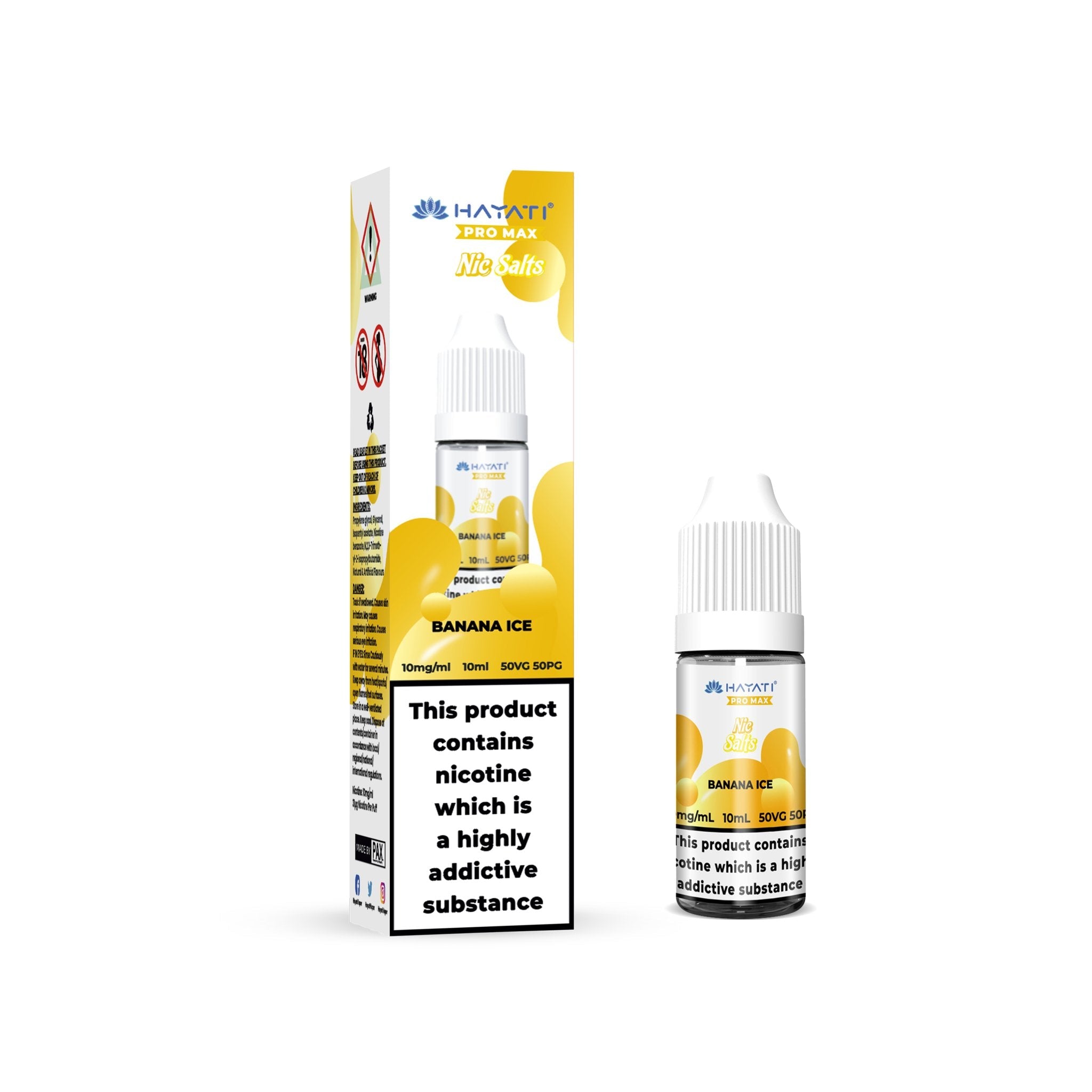 ivg 2400 refills Hayati Crystal Pro Max Vape Nic Salts 10ml – AJ's Superstore main image 1