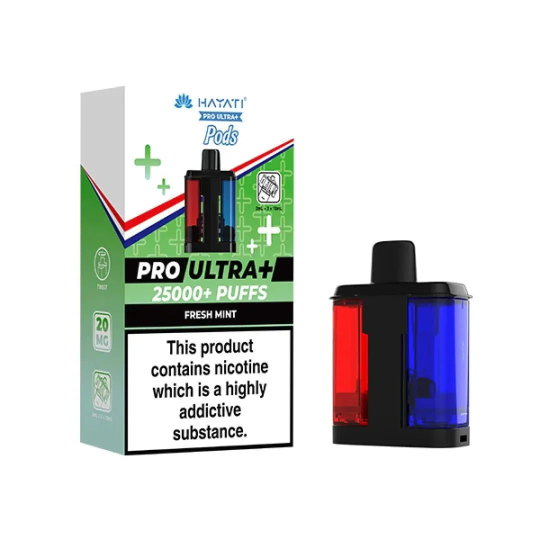 Hayati Pro Ultra Plus 25k Prefilled Pods Pack of 5 - Wholesale Price !