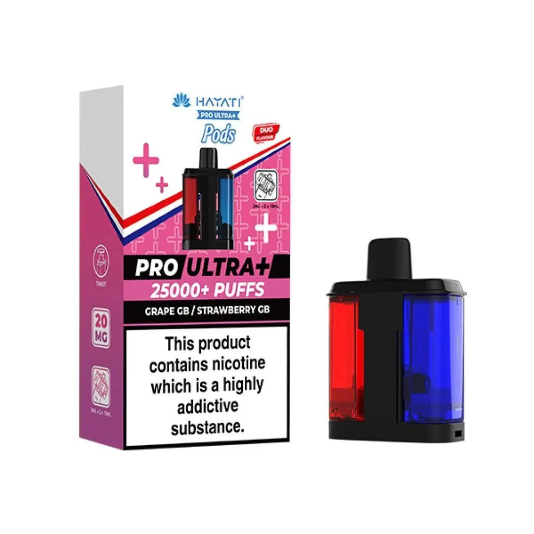 Hayati Pro Ultra Plus 25k Prefilled Pods Pack of 5 - Wholesale Price !