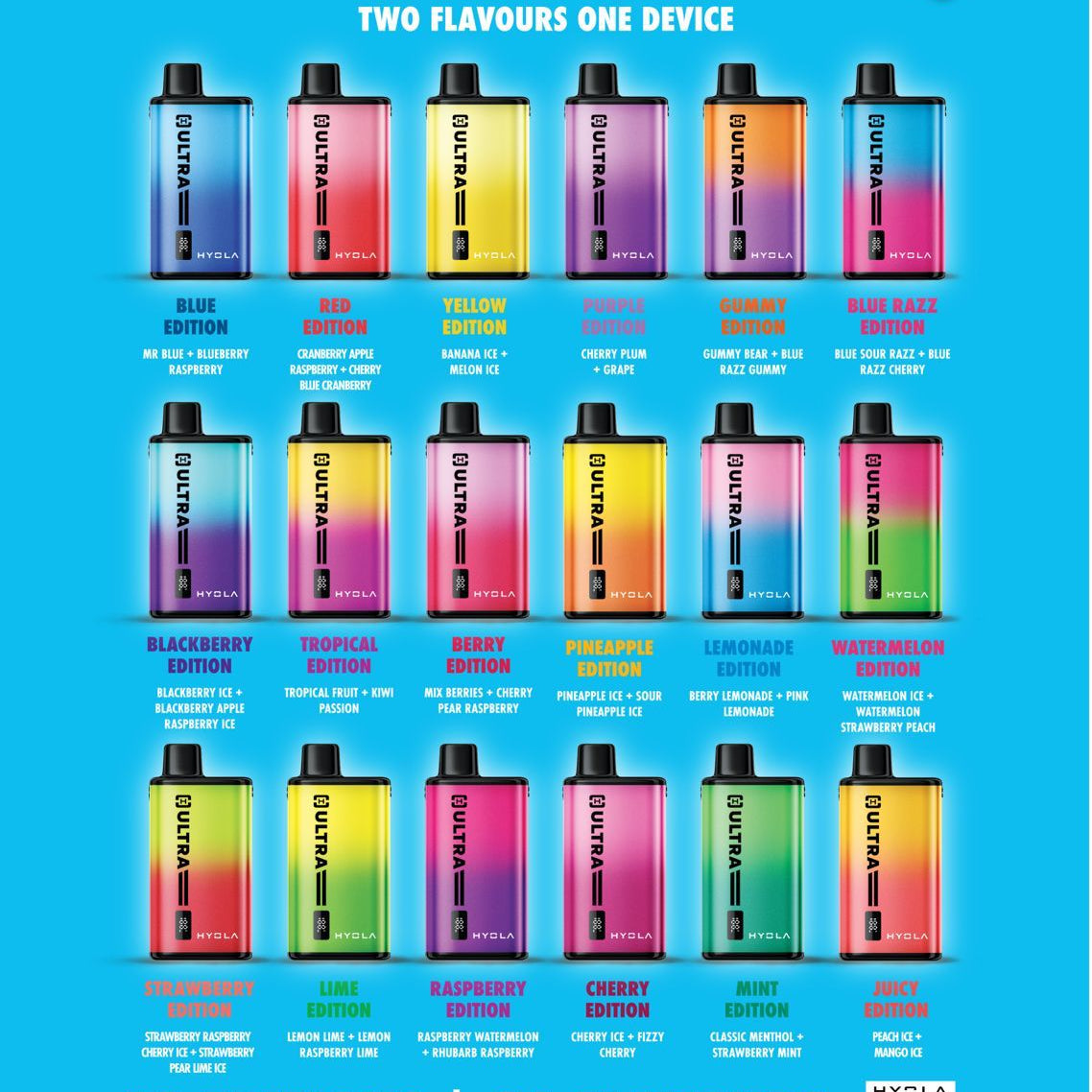 Hyola Ultra 30k Prefilled Pod Vape Kit Box of 5 - #Simbavapeswholesale#