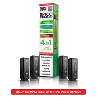 IVG 2400 Reload 4 in 1 Prefilled Pods | Pack of 5 - #Simbavapeswholesale#