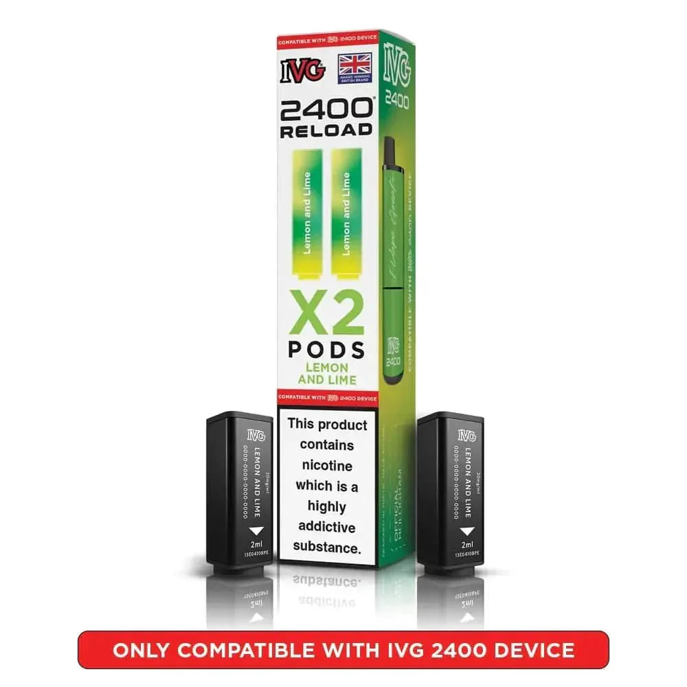 IVG 2400 Reload 4 in 1 Prefilled Pods | Pack of 5 - #Simbavapeswholesale#