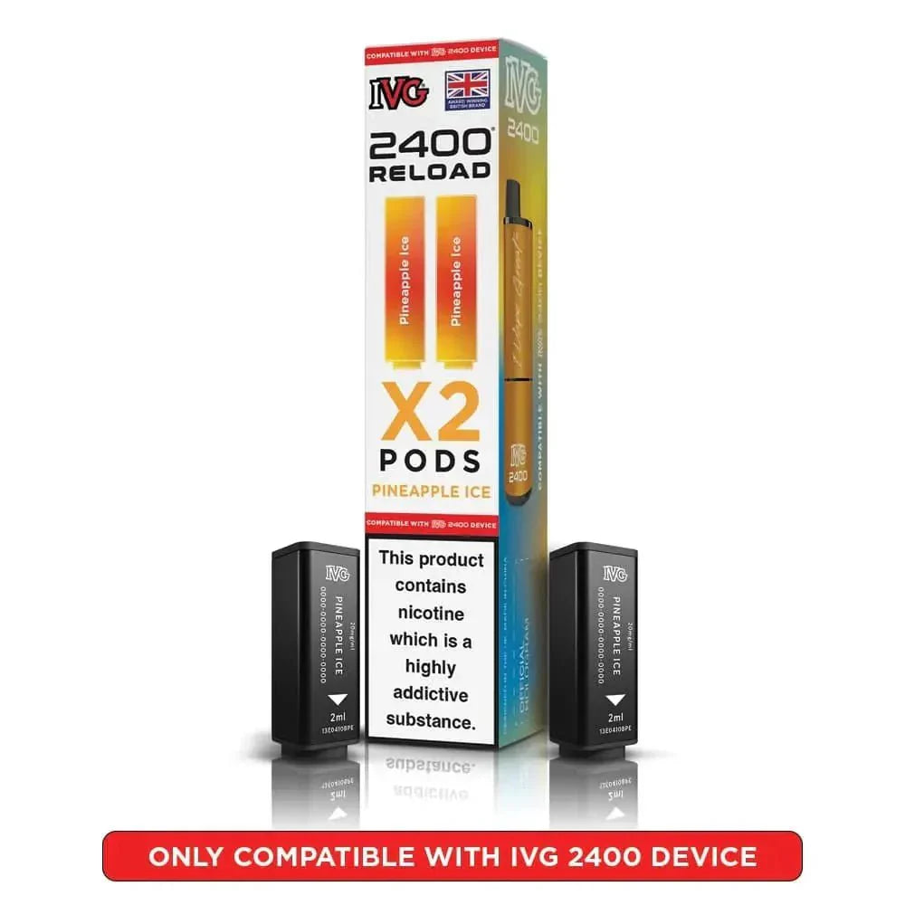 IVG 2400 Reload 4 in 1 Prefilled Pods | Pack of 5 - #Simbavapeswholesale#