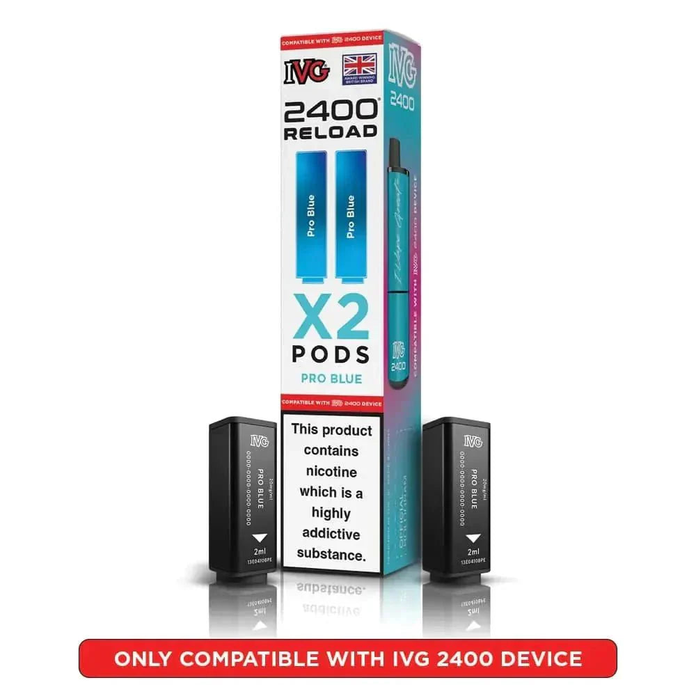 IVG 2400 Reload 4 in 1 Prefilled Pods | Pack of 5 - #Simbavapeswholesale#