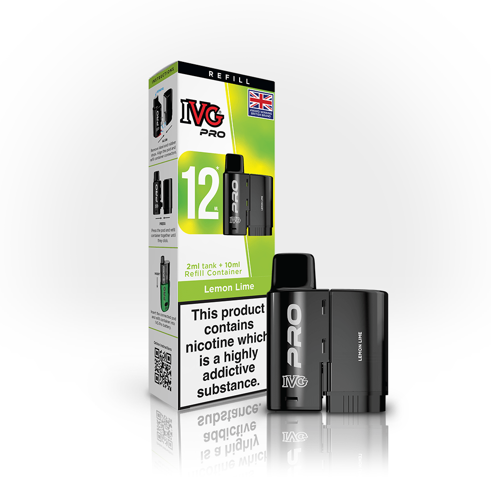 IVG Pro 12 Prefilled Vape Pods Box of 10 - #Simbavapeswholesale#