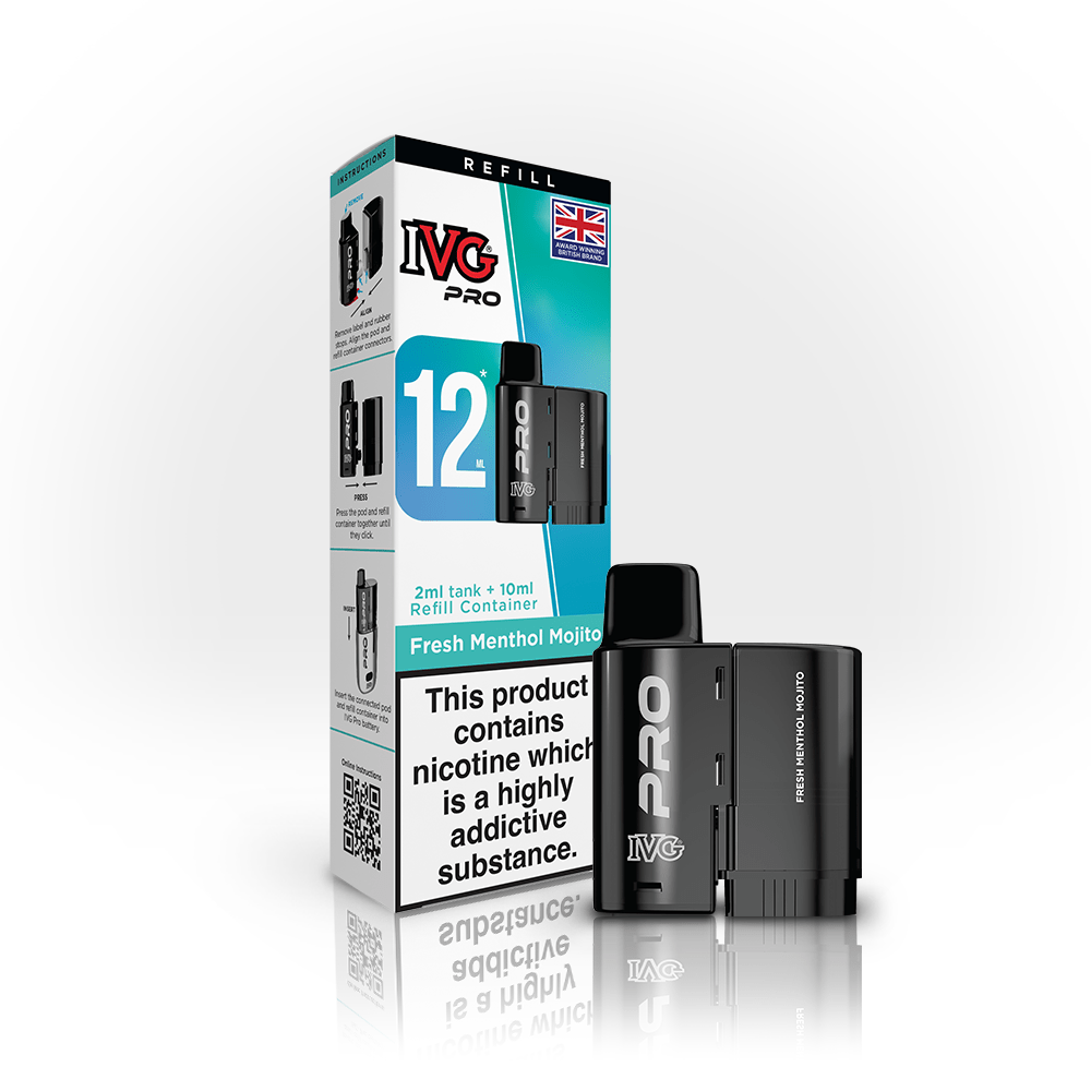 IVG Pro 12 Prefilled Vape Pods Box of 10 - #Simbavapeswholesale#