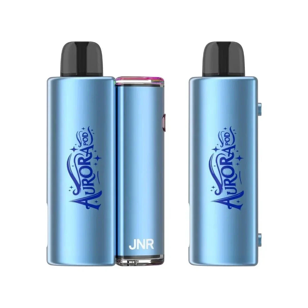 JNR Aurora 30000 Puffs Prefilled Pod Vape Kit - Pack of 5 - Blue Razz Cherry - vapeukwholesale