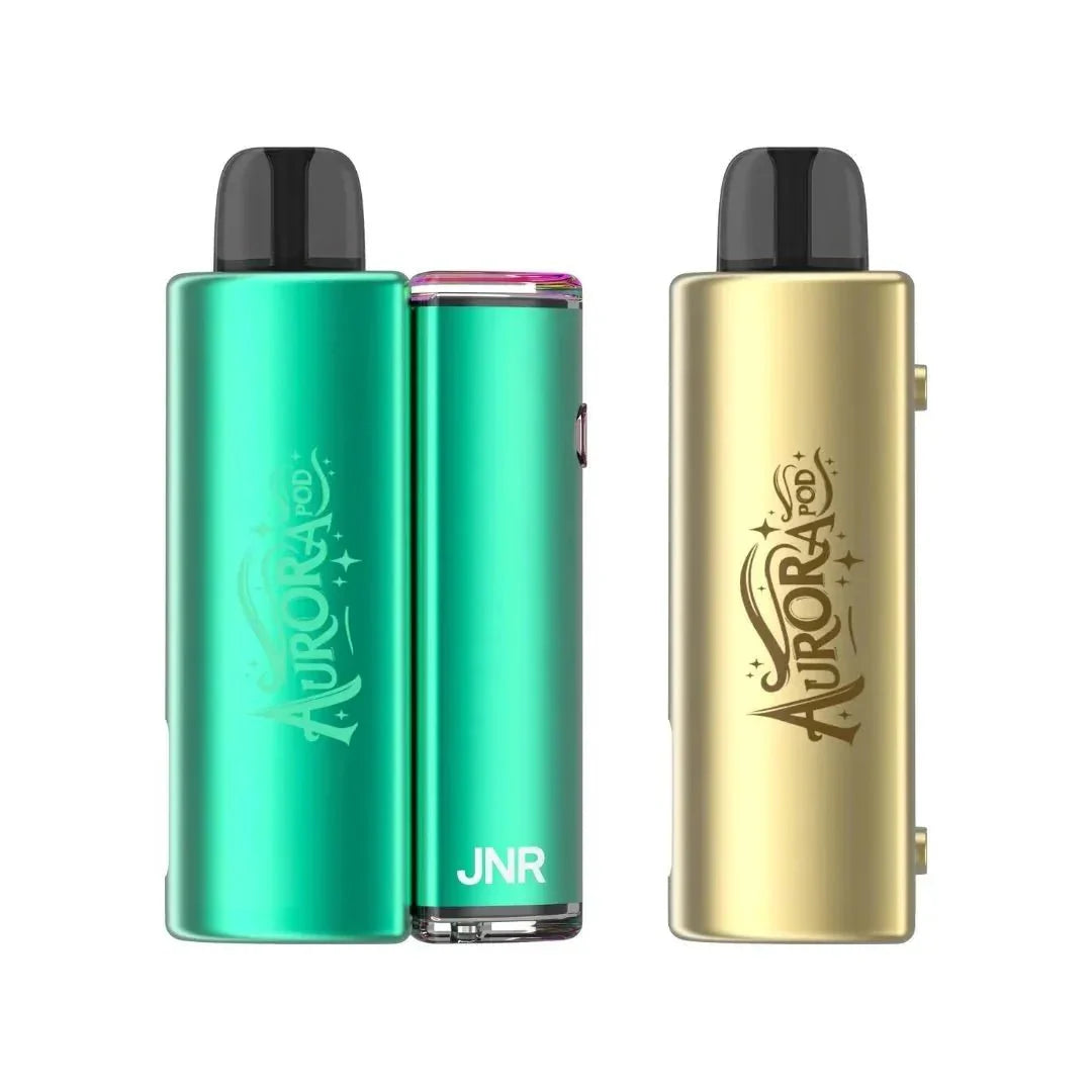 JNR Aurora 30000 Puffs Prefilled Pod Vape Kit - Pack of 5 - Passionfruit Kiwi / Strawberry Kiwi - vapeukwholesale