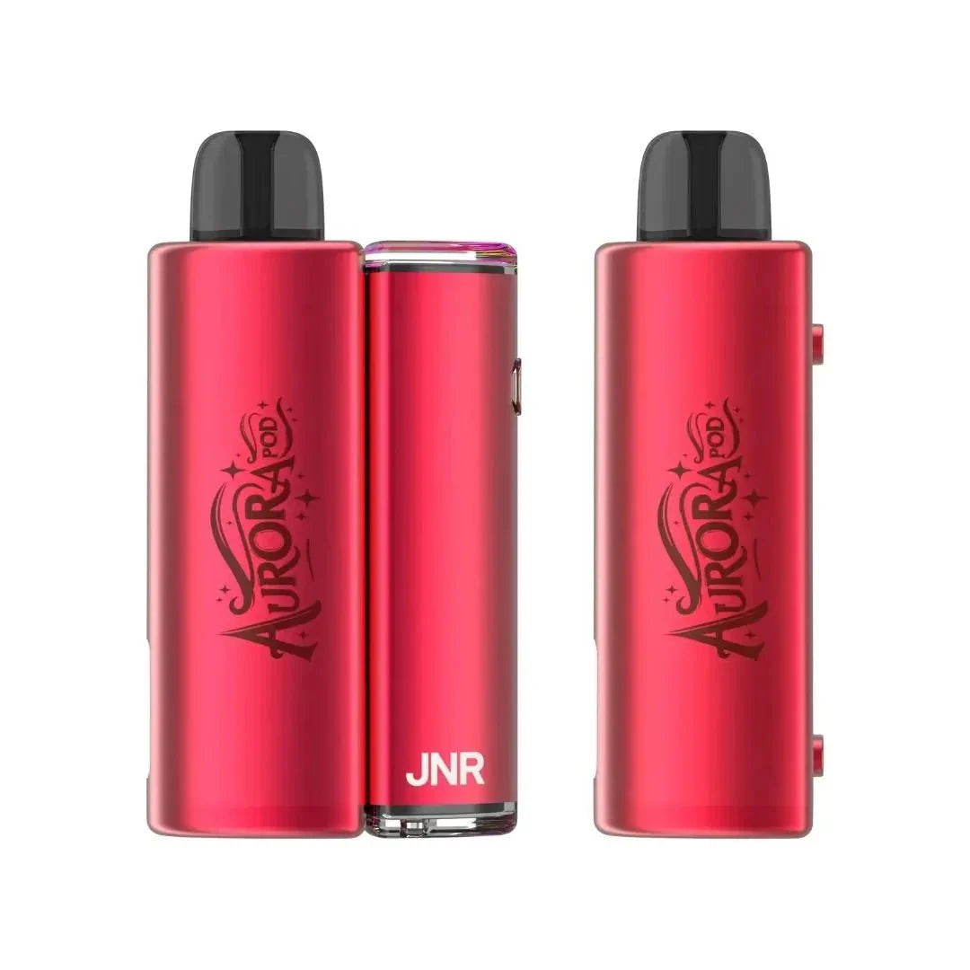 JNR Aurora 30000 Puffs Prefilled Pod Vape Kit - Pack of 5 - Strawberry Ice / Strawberry Watermelon Ice - vapeukwholesale