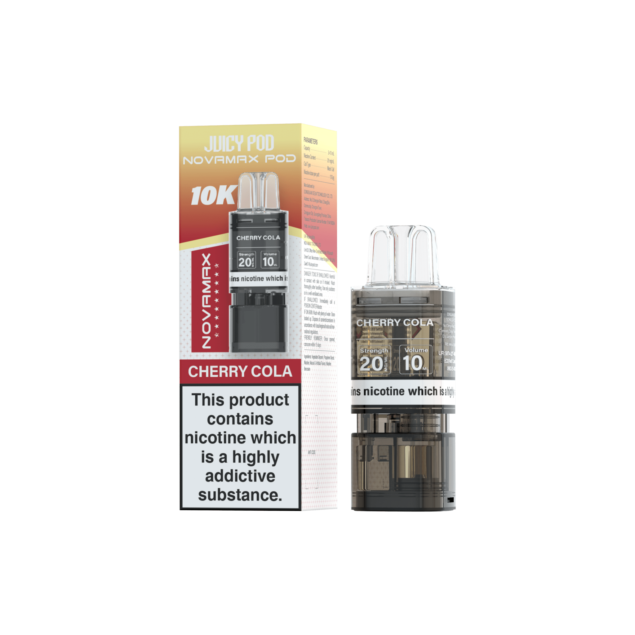 Juicy Pod Novamax 10k Replacement Pods - #Simbavapeswholesale#