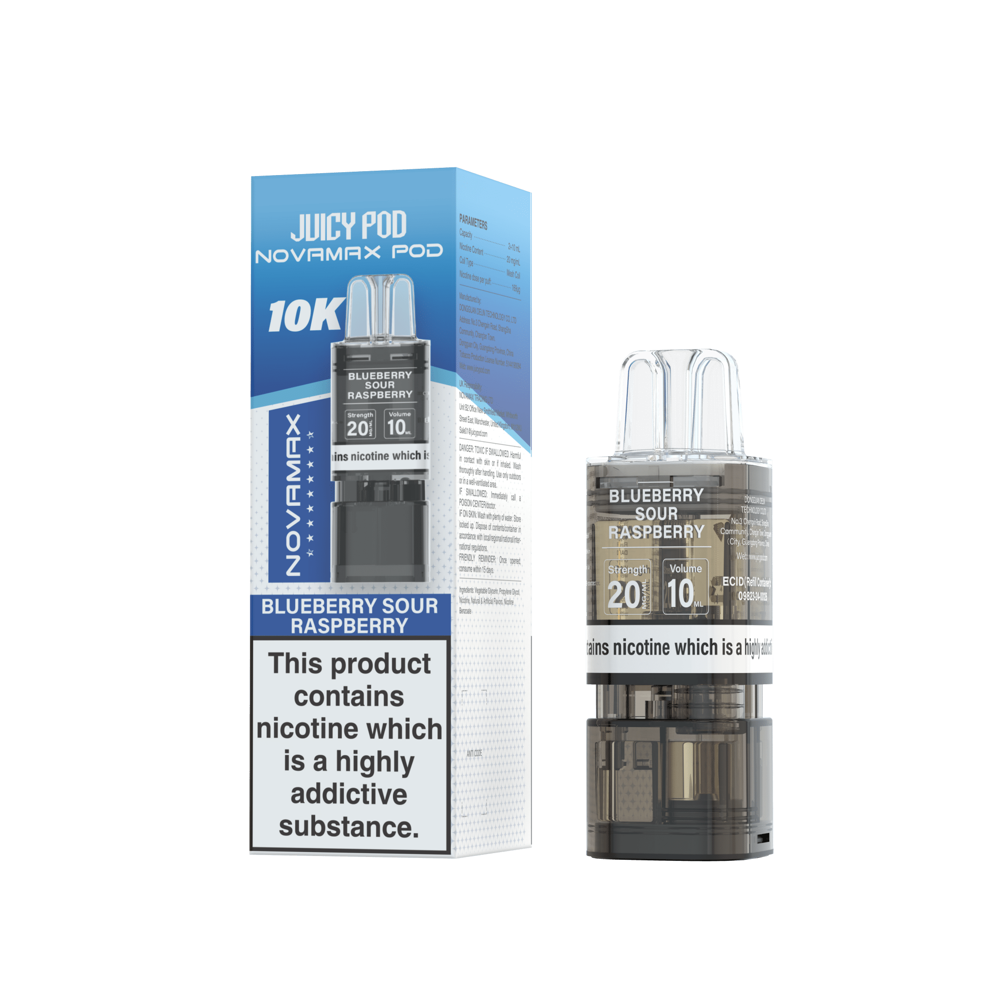 Juicy Pod Novamax 10k Replacement Pods - #Simbavapeswholesale#