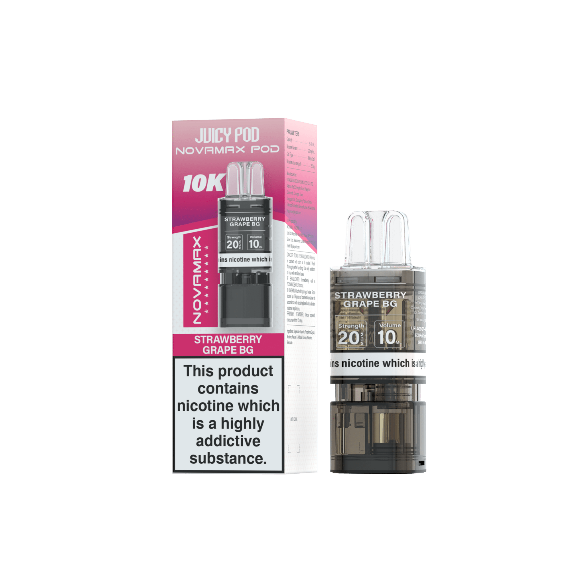 Juicy Pod Novamax 10k Replacement Pods - #Simbavapeswholesale#