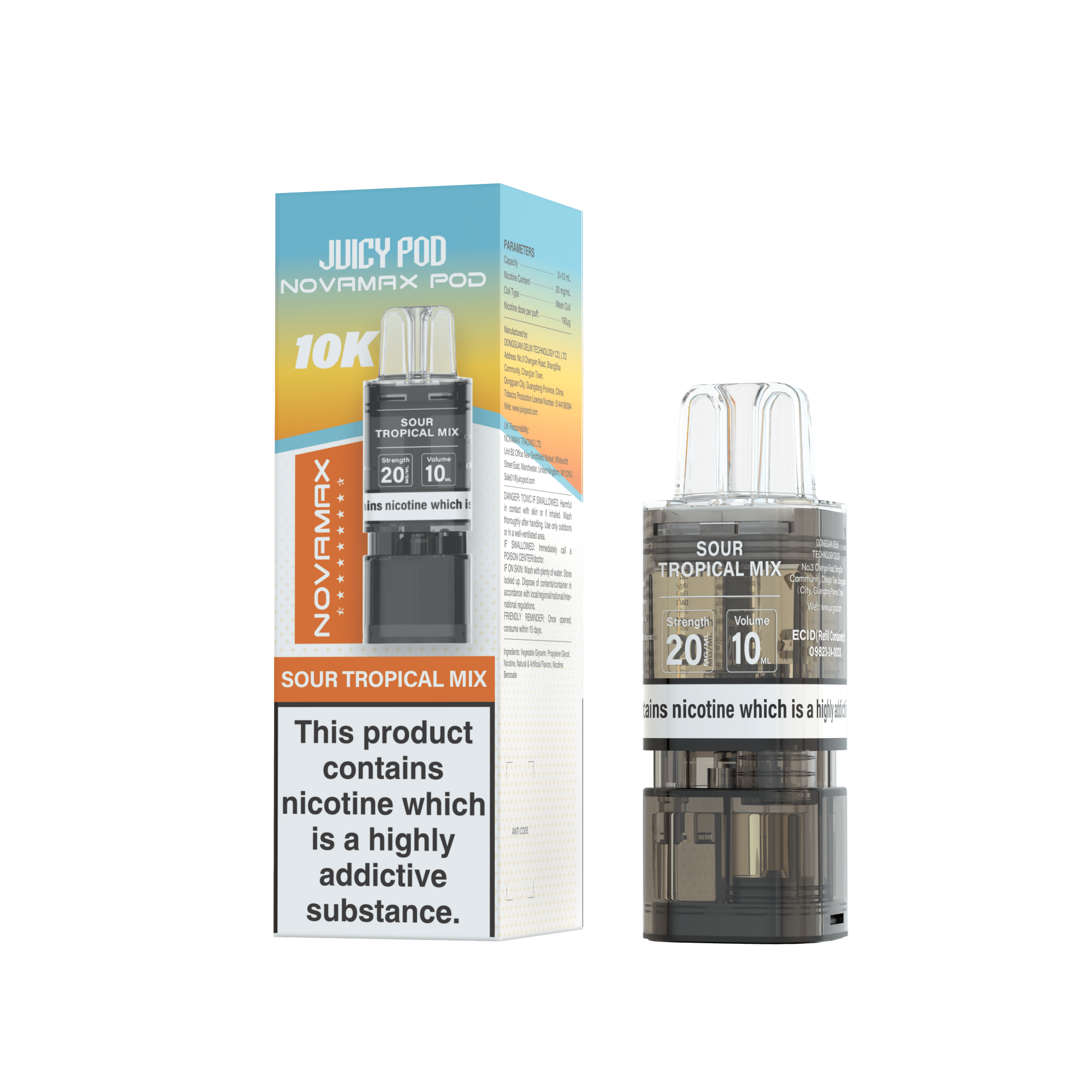 Juicy Pod Novamax 10k Replacement Pods - #Simbavapeswholesale#