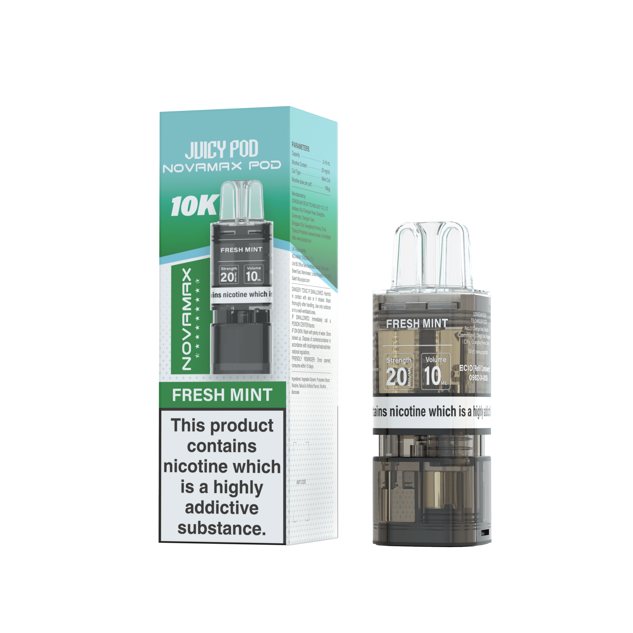 Juicy Pod Novamax 10k Replacement Pods - #Simbavapeswholesale#