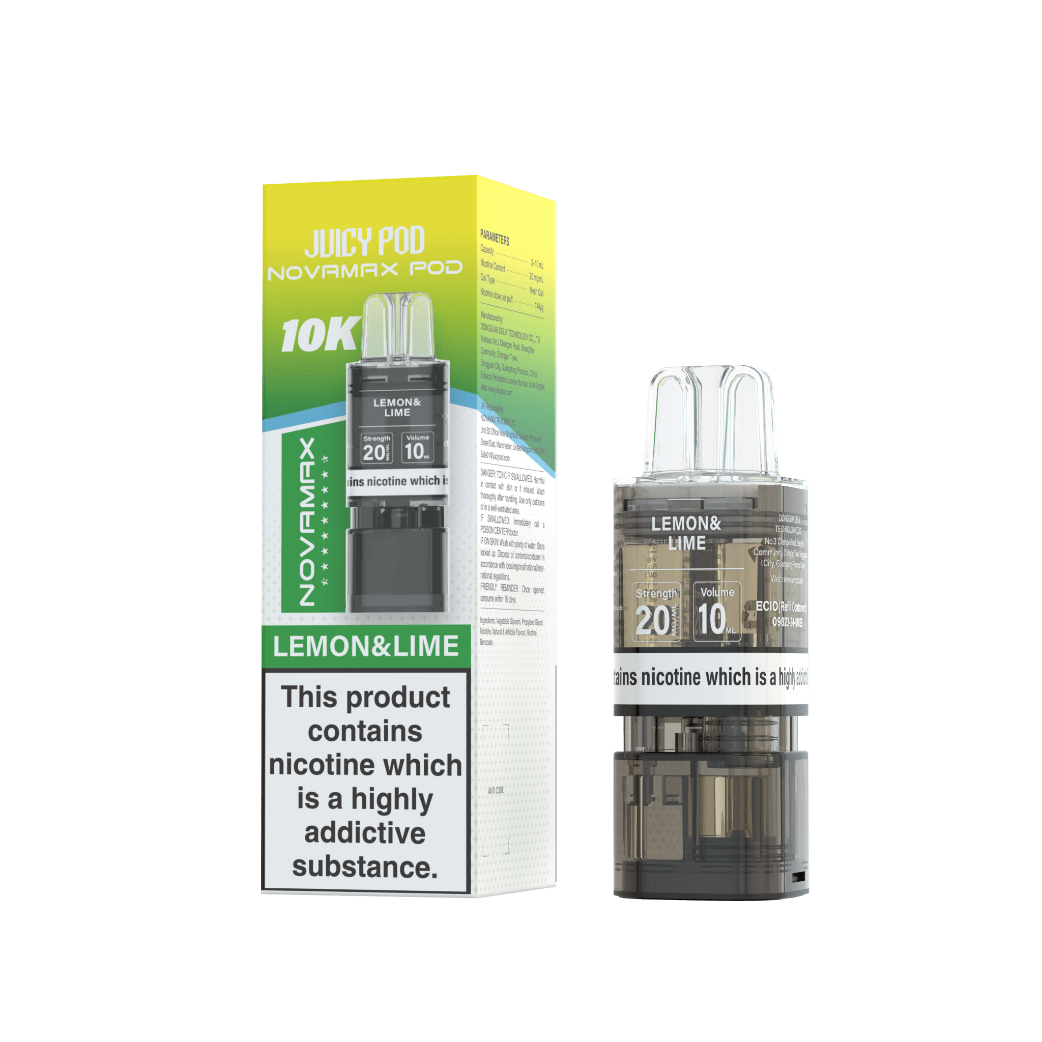 Juicy Pod Novamax 10k Replacement Pods - #Simbavapeswholesale#