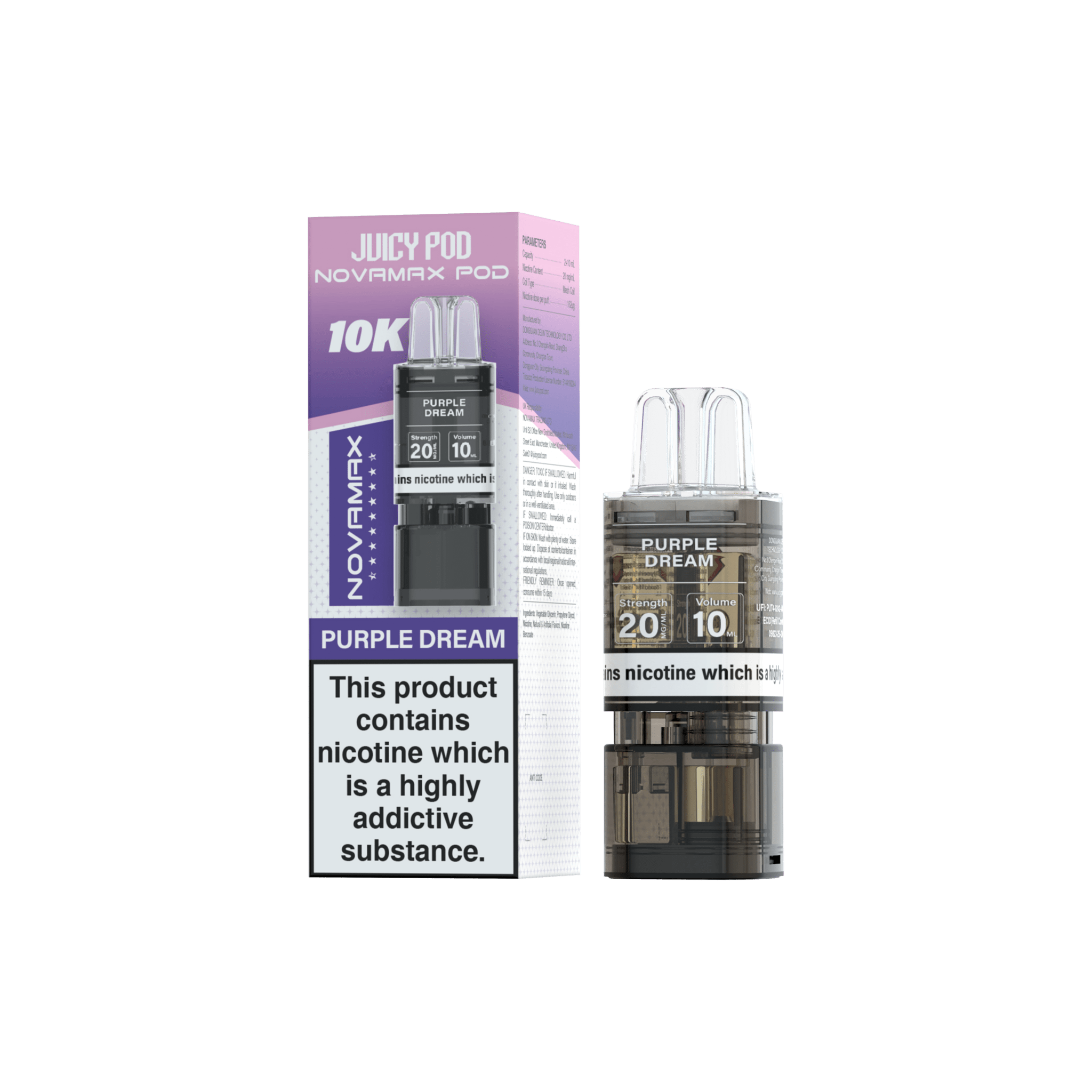 Juicy Pod Novamax 10k Replacement Pods - #Simbavapeswholesale#