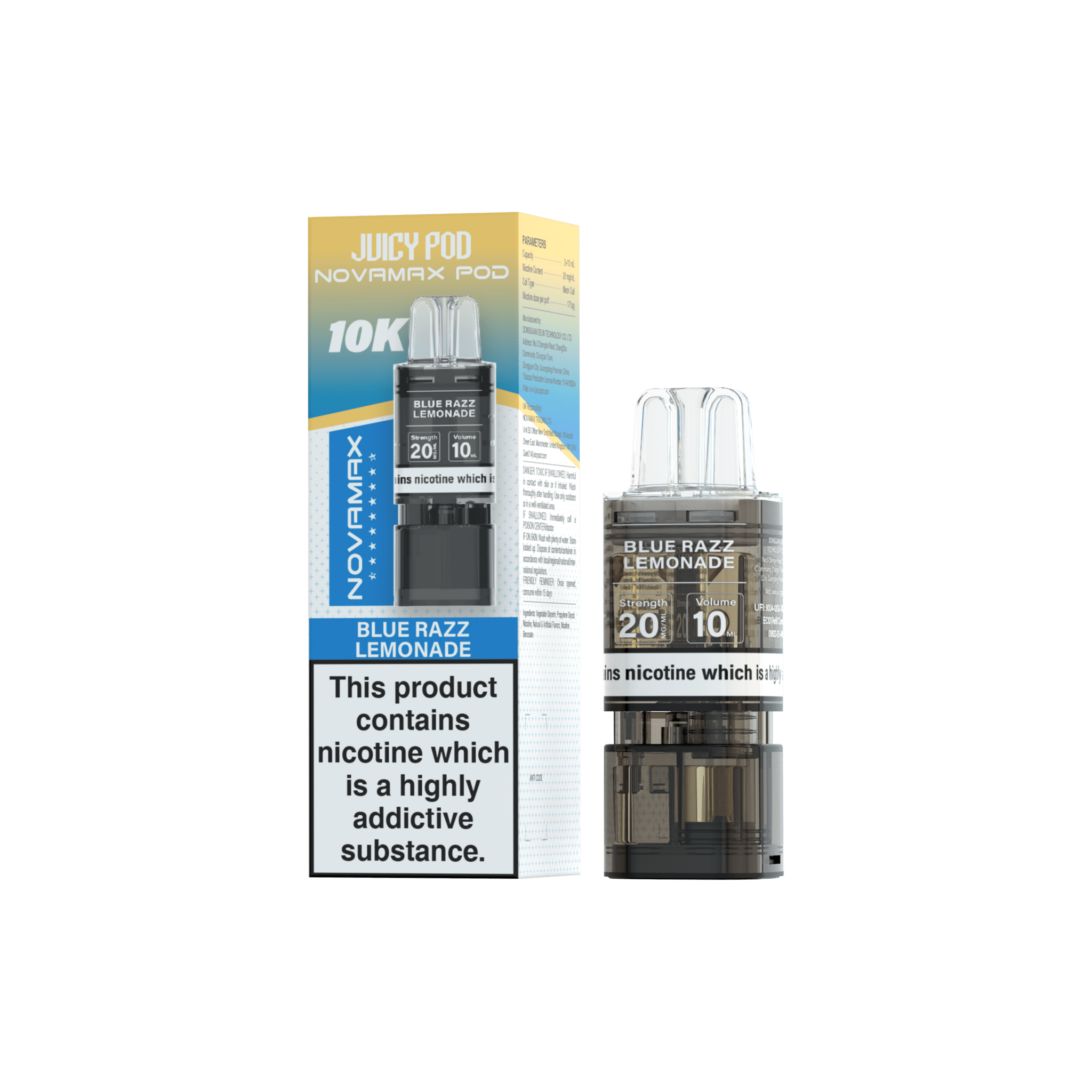 Juicy Pod Novamax 10k Replacement Pods - #Simbavapeswholesale#