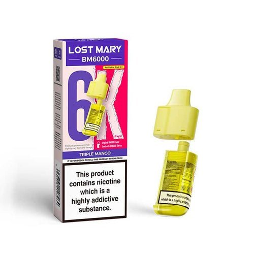 Lost Mary BM6000 Prefilled Pods Pack of 5 - #Simbavapeswholesale#