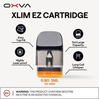 Oxva Xlim EZ Cartridges Pods Pack of 3 - #Simbavapeswholesale#