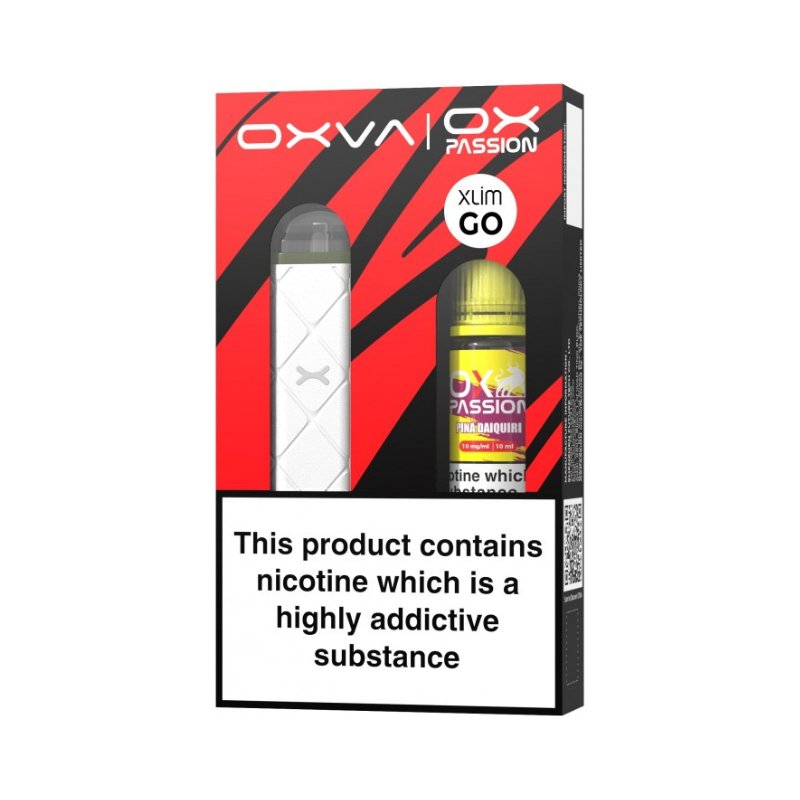 Oxva Xlim Go / Free Ox Passion Salt Pod Kit - #Simbavapeswholesale#