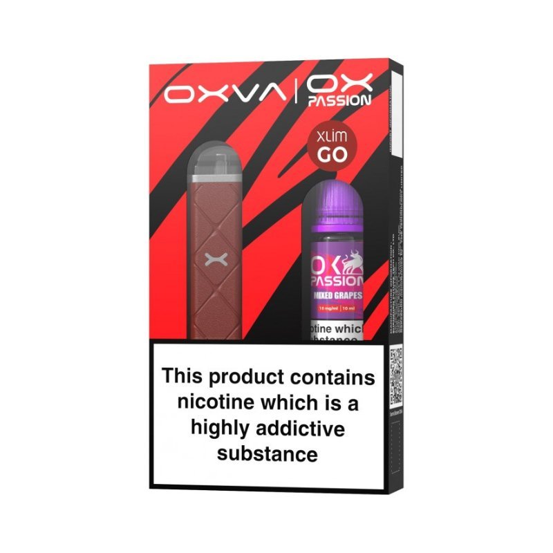 Oxva Xlim Go / Free Ox Passion Salt Pod Kit - #Simbavapeswholesale#