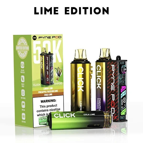 Pyne Pod Click 50k Prefilled Pod Vape Kit Box of 5 - #Simbavapeswholesale#