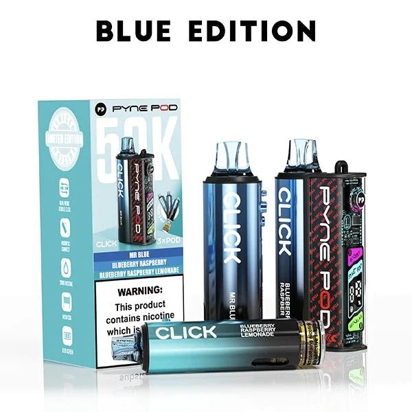 Pyne Pod Click 50k Prefilled Pod Vape Kit Box of 5 - #Simbavapeswholesale#