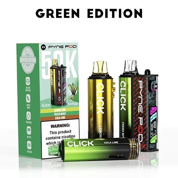 Pyne Pod Click 50k Prefilled Pod Vape Kit Box of 5 - #Simbavapeswholesale#
